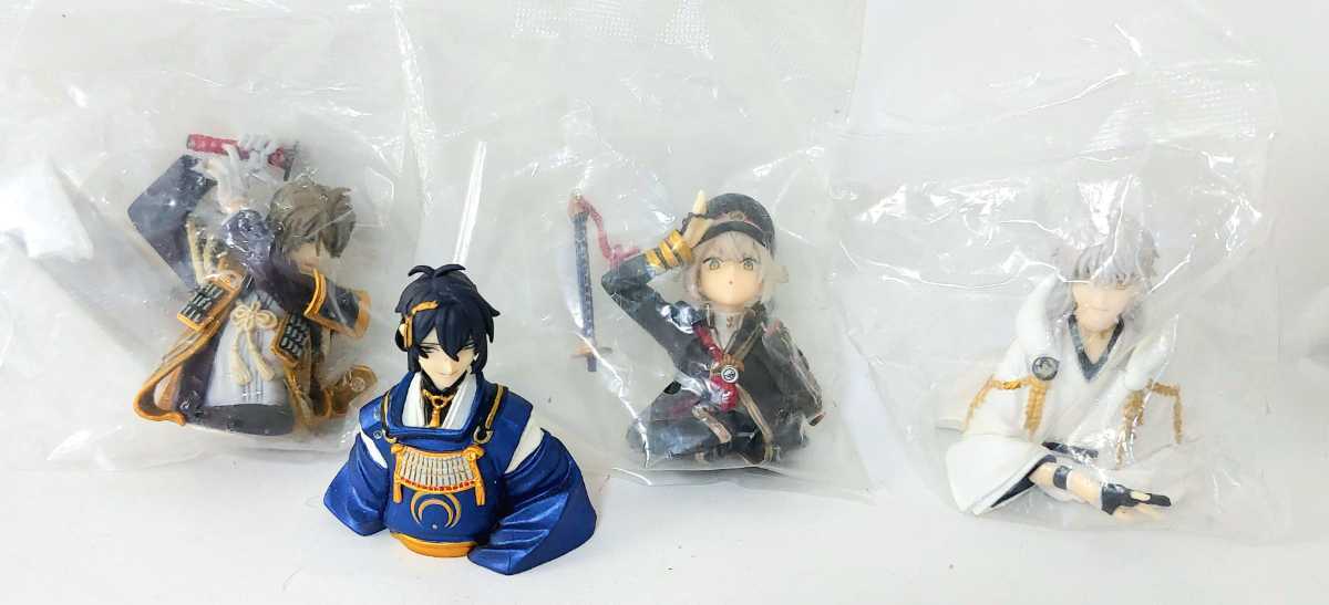 送料350円~海洋堂 カプセルOne 刀剣乱舞-ONLINE- 立体胸像「三日月