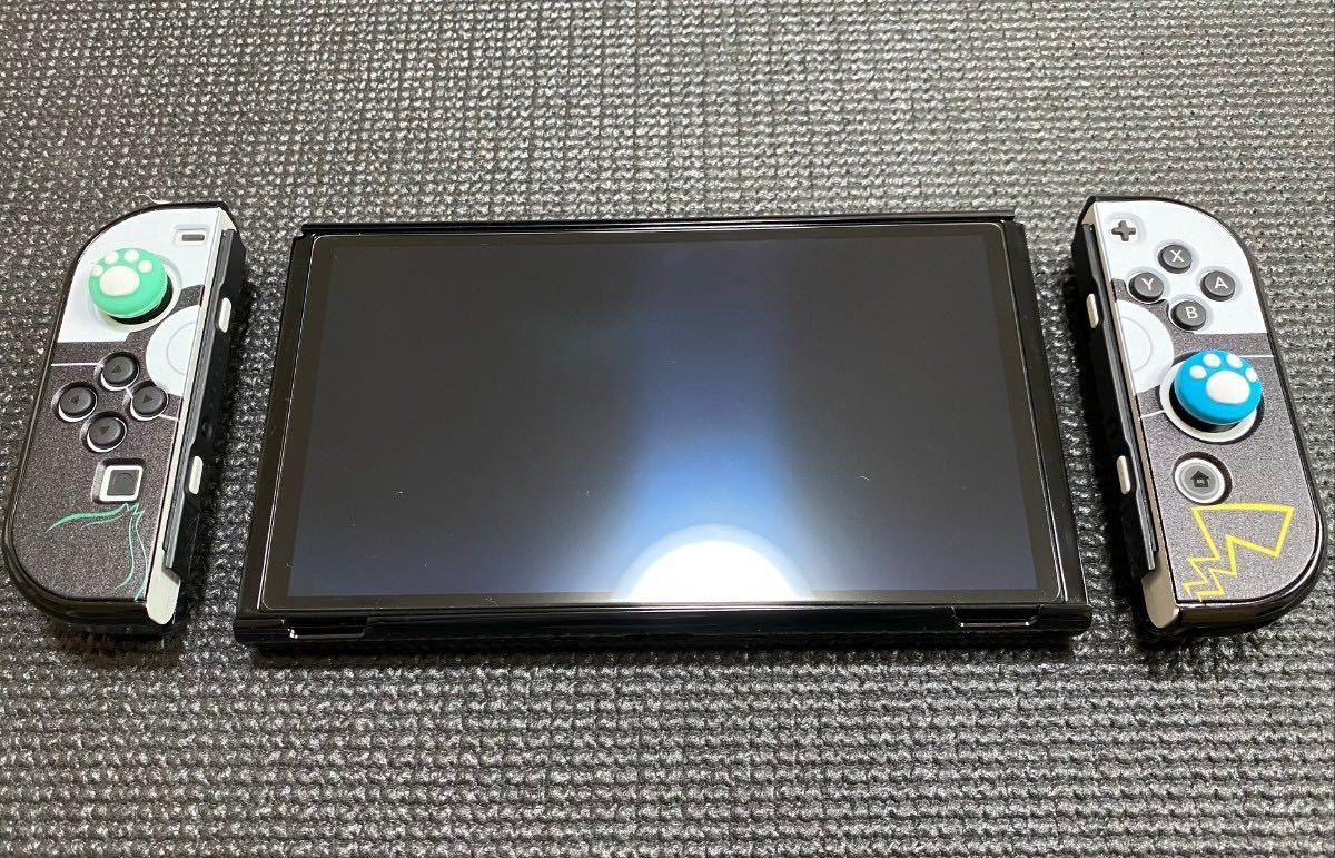 9Hフィルム付 新型　Switch  有機ELモデル専用　本体カバー　保護カバー