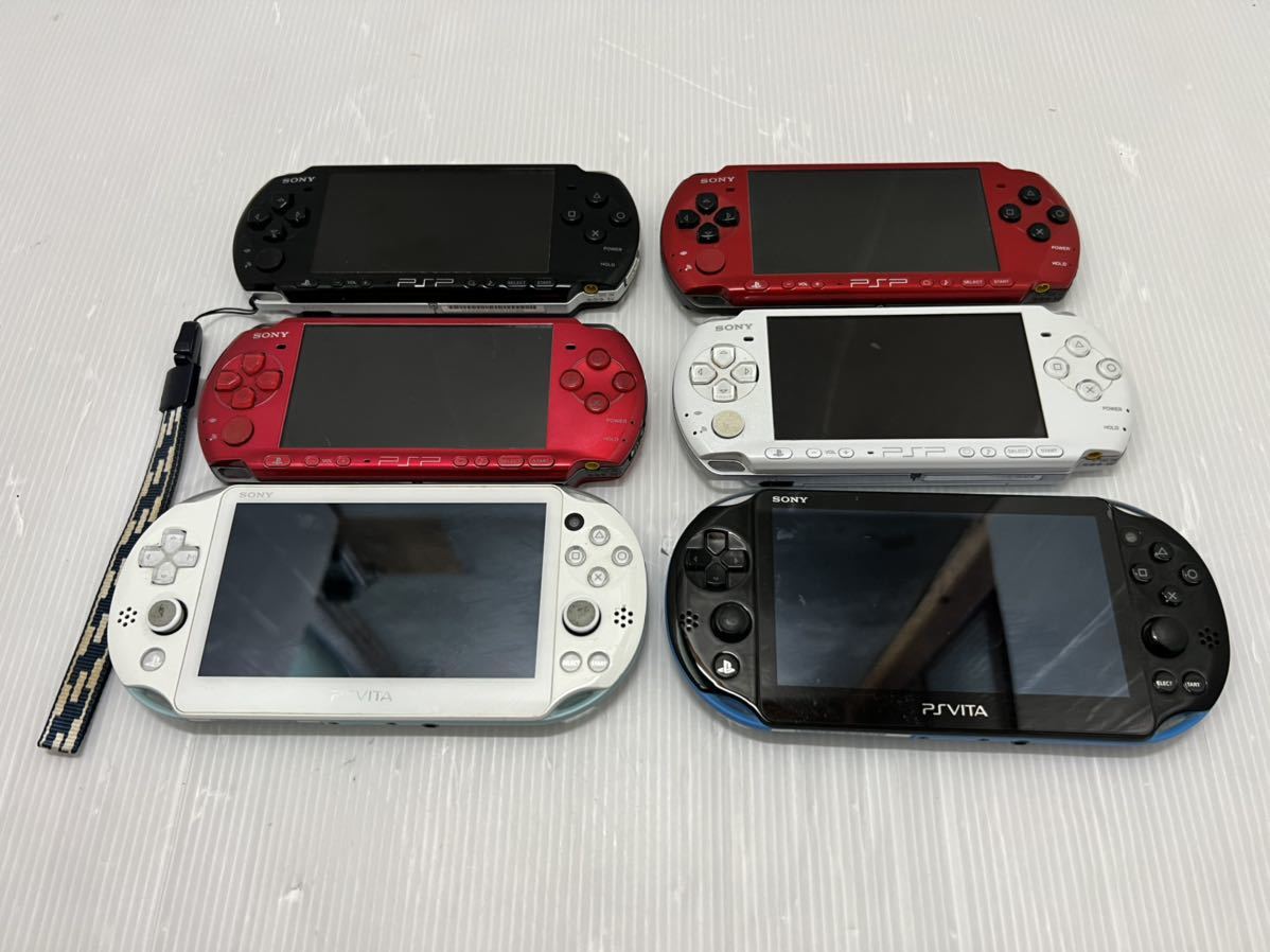 PSP-3000 PS VITA 2000 大量6台セット プレステ ソニー 動作未確認