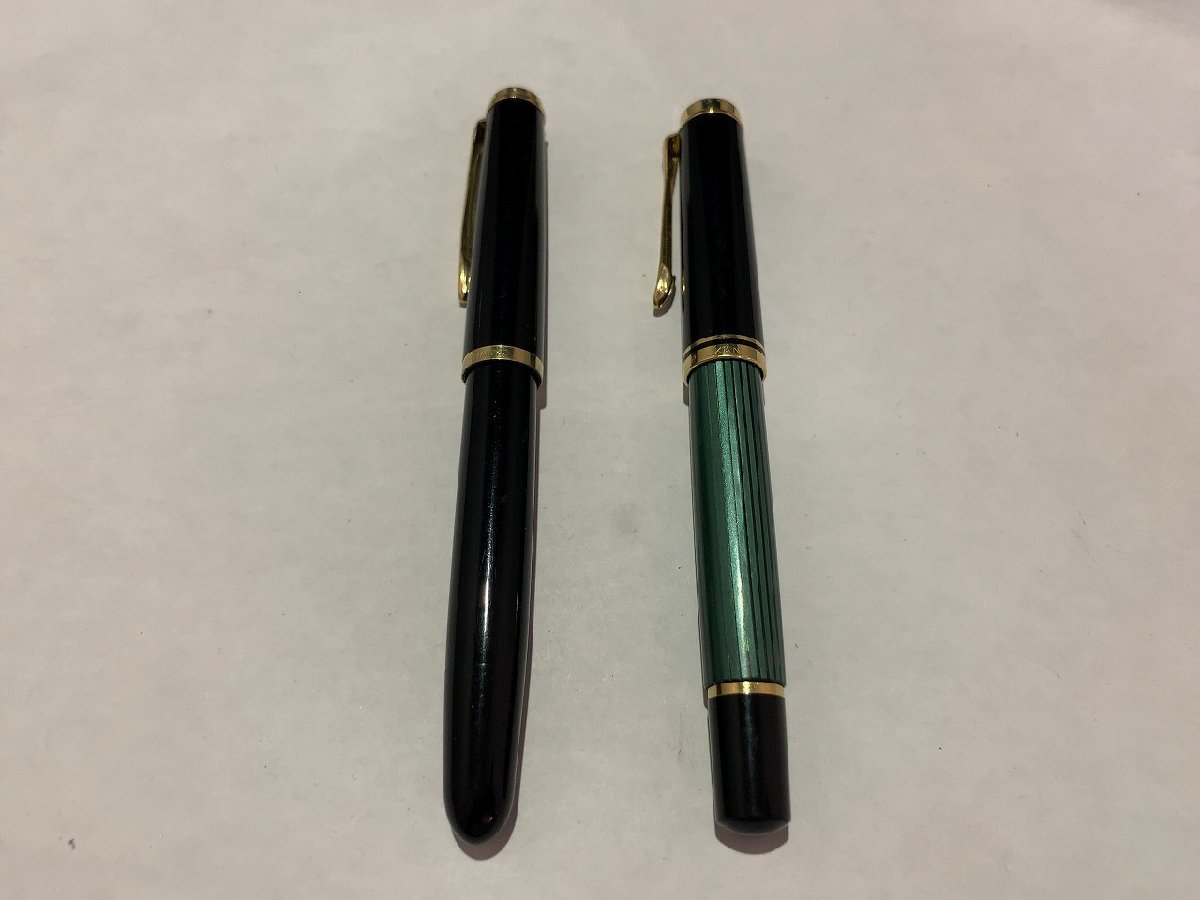 万年筆 Pelikan ペリカン スーベレーンM1000 緑縞 F 新品 とした