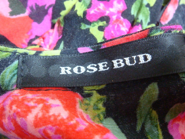 美品の方 ローズバッド ROSE BUD 花柄ワンピース_画像3