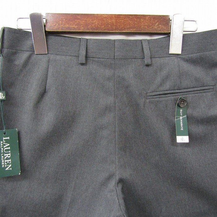  unused goods size 18R LAUREN RALPH LAUREN rayon . slacks pants trousers gray Ralph Lauren old clothes Vintage 2AU0714