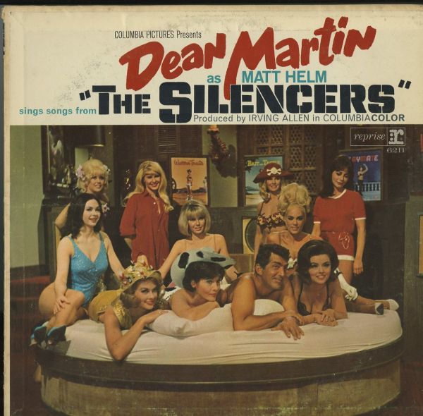 USo Rige LP!MONO soundtrack record Dean Martin / O.S.T. / The Silencers silencer /.. squad 66 year [Reprise R-6211] Dean * Martin 