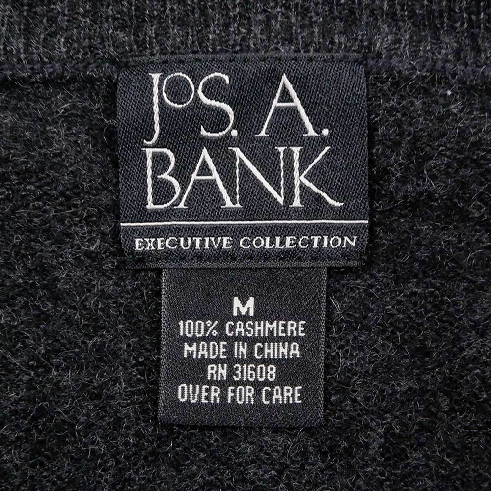 JoS.A.BANK 00's 2000年代 カシミヤ Vネック ニット セーター ヴィンテージ アメリカ 古着 メンズ (-4450) チャコール サイズ M_画像3