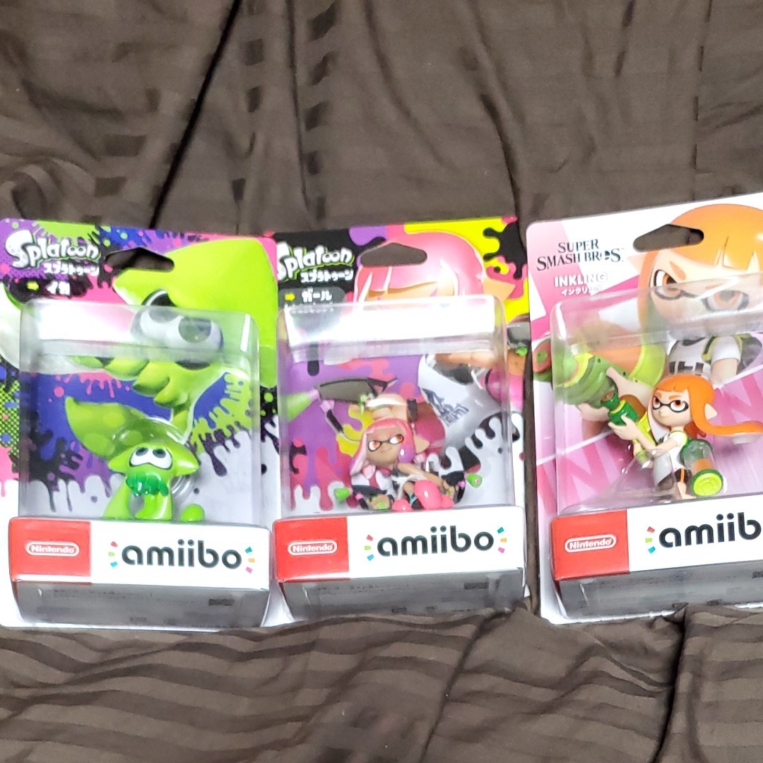 amiibo アミーボ スプラトゥーン イカ ネオンピンク インクリング ...