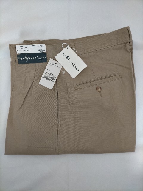 90s USA製ラルフローレン 2タック チノパンツ w31 l34-