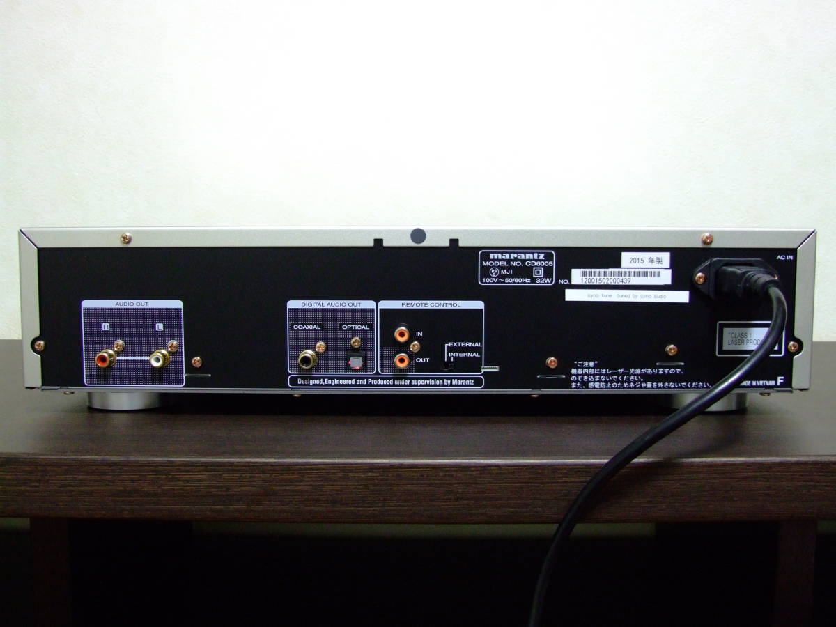 アナログレコード音質】 marantz CDプレーヤー CD6007 高音質化 アナログレコード音質】 marantz CDプレーヤー CD6007 高音質化