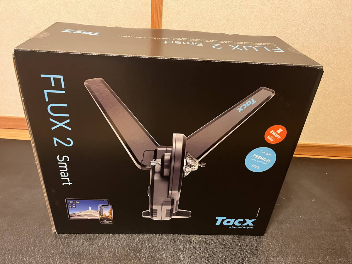 スプロケット付: GARMIN TACX Flux 2 Smart タックス フラックス2 スマートローラー ダイレクトドライブ ZWIFT対応