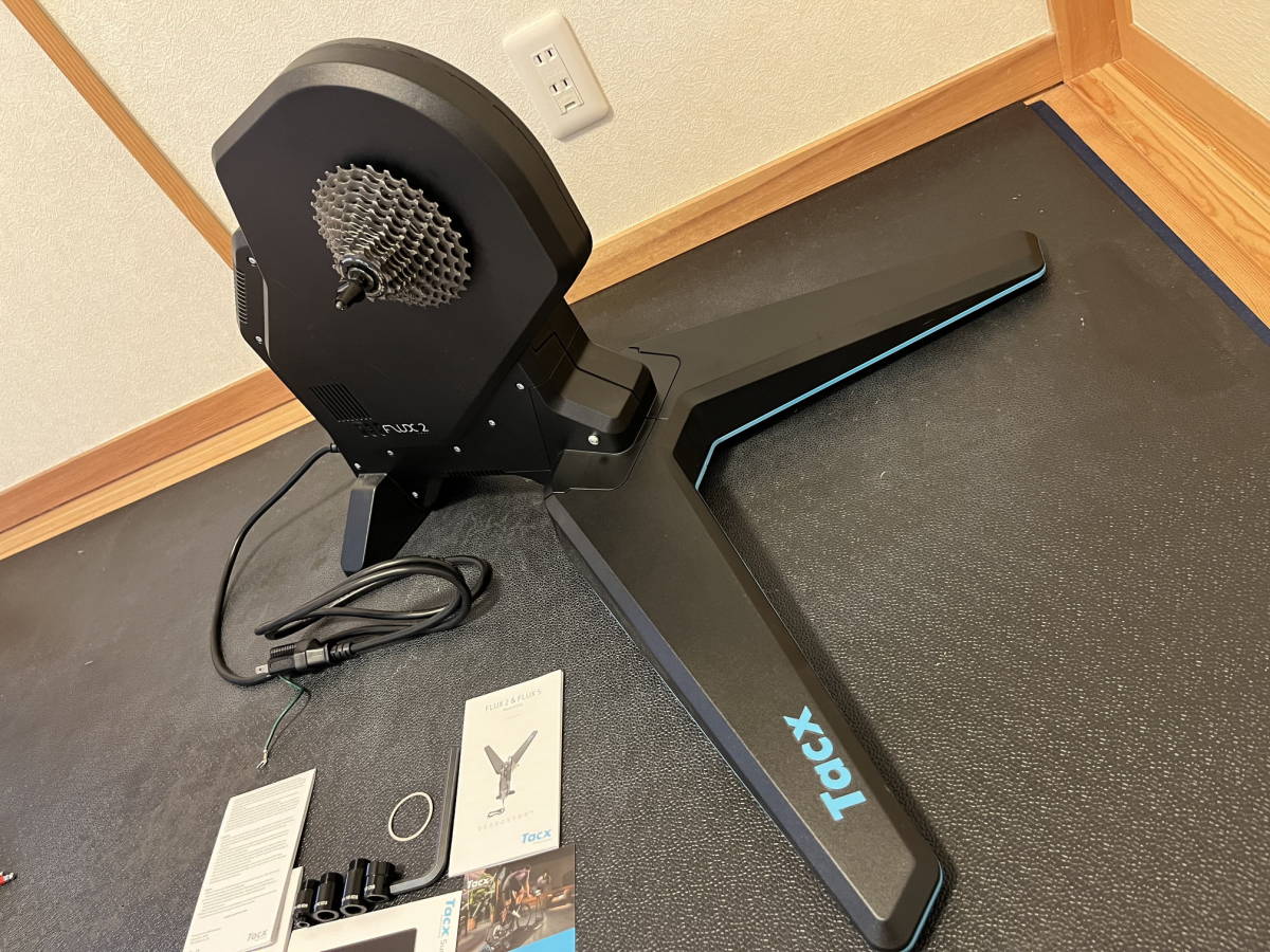 スプロケット付: GARMIN TACX Flux 2 Smart タックス フラックス2 スマートローラー ダイレクトドライブ ZWIFT対応