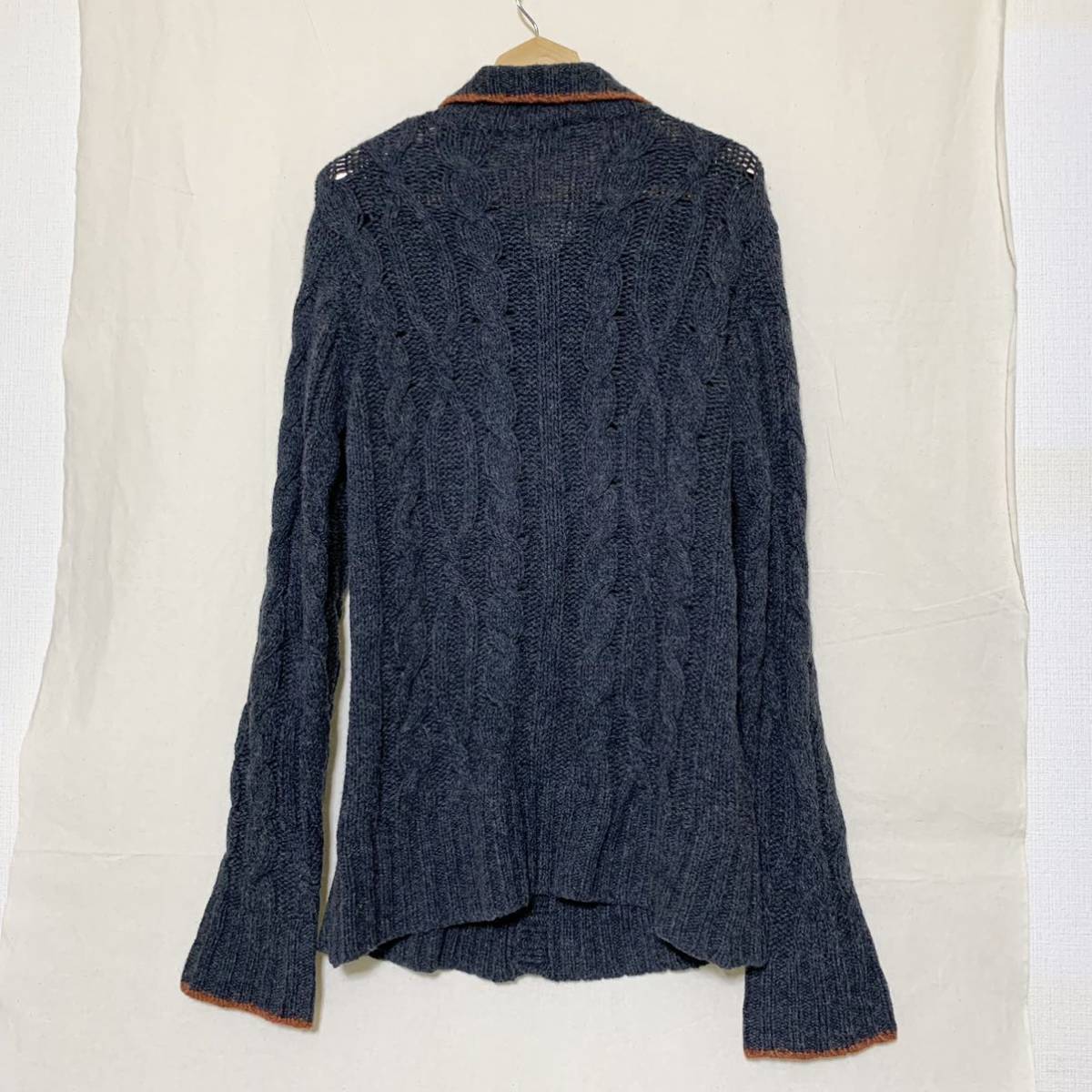 NudieJeans(SWE)ローゲージケーブルニット カーディガン - 通販