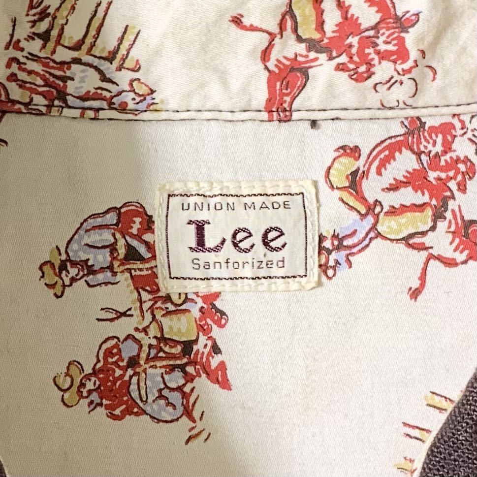 珍品!Lee(USA)ビンテージコットン/リネン/ウールウエスタンコート-
