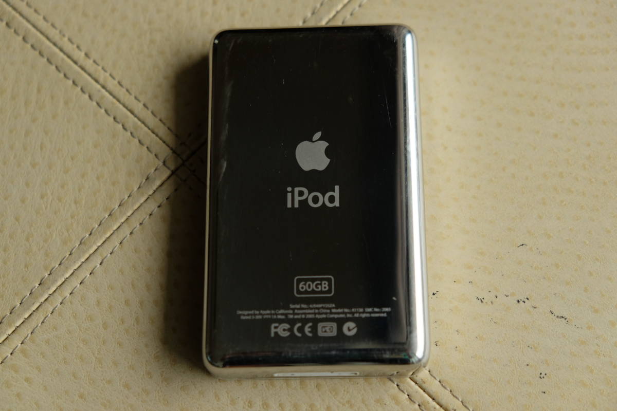 Apple iPod 60GB 第5世代 A1136 MA147J 動作品 送料210円 ◆アップル◆ _画像5