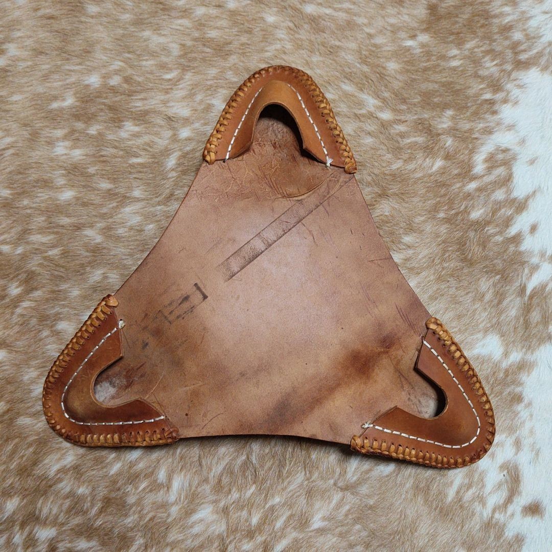バリ島ハンドメイド 牛革座面椅子 Yahoo!フリマ(旧)-