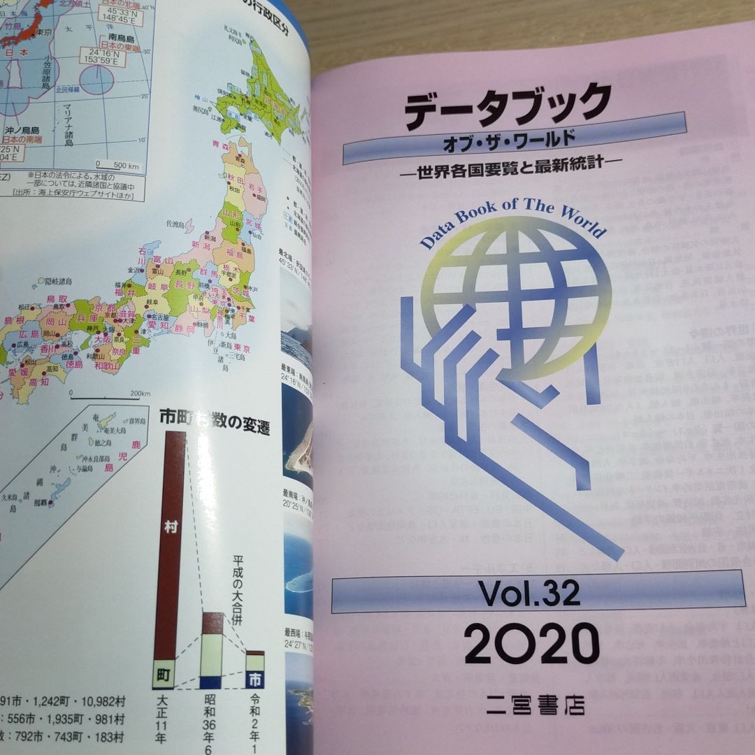 「データブック オブザワールド 2020 Vol.32」世界各国要覧と最新統計