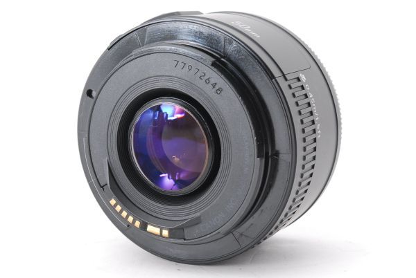 【極美品】Canon EF 50mm F1.8 II キャノン 単焦点レンズ 完動品 8.345_画像5