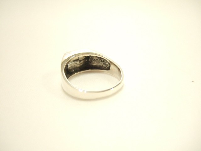  Yokohama newest silver 925SILVER! attraction. silver specular plain ring signet 21~25 number 8.3-9.2g postage 220 jpy ring 12ba( size . certainly please inform )