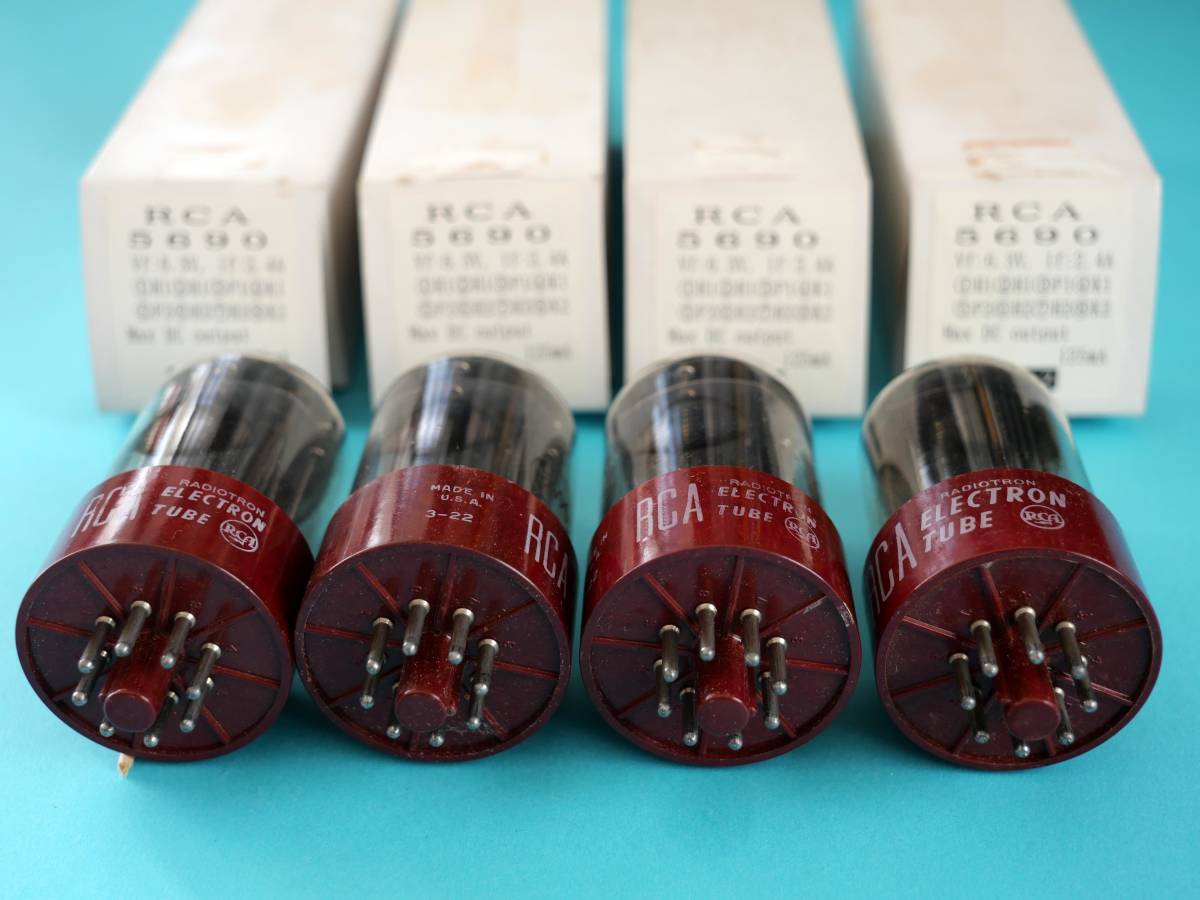 整流管 RCA 高信頼管 5690 4本セット | energysource.com.br