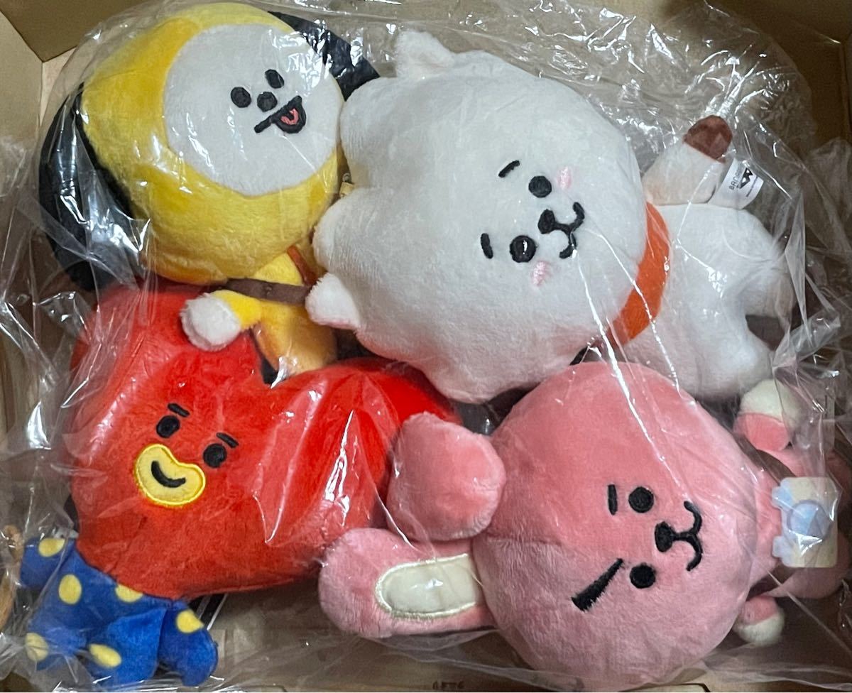 BT21 ボールチェーン付きぬいぐるみ~Railway Journey~4種 タタ クキ チミ RJ