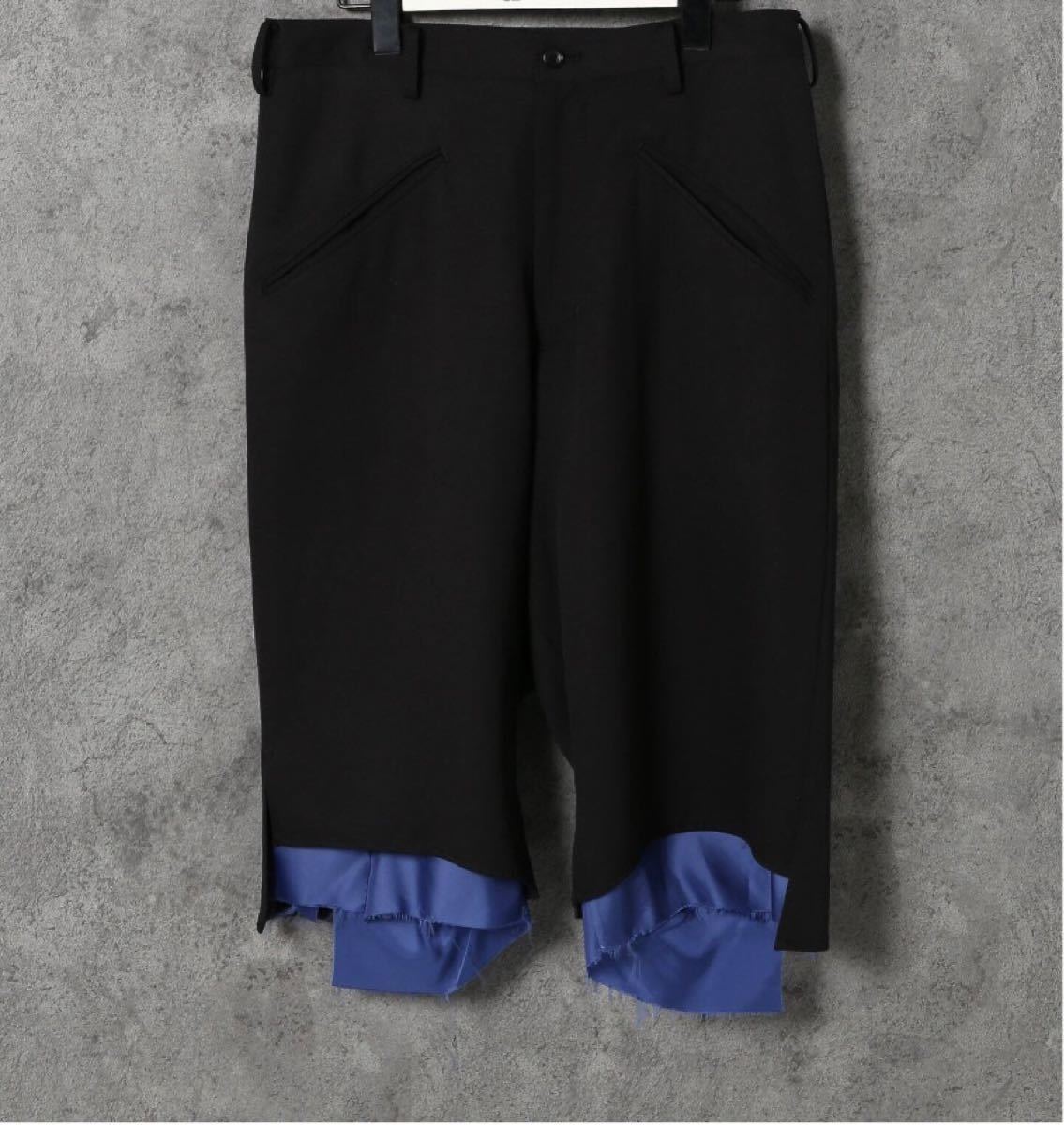 SULVAM サルバム HARF PANTS ハーフパンツ ブラック ブルー BLACK BLUE