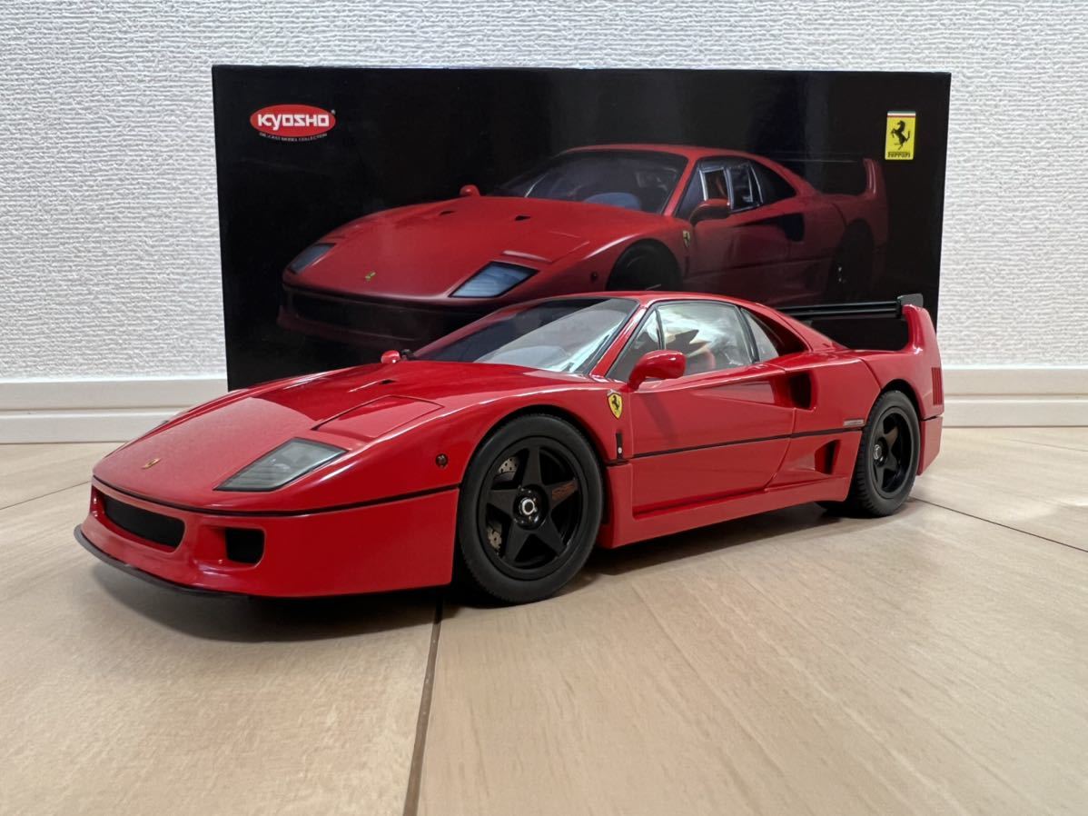 京商 1/18 フェラーリ F40 Light weight LM wing レッド High-End No