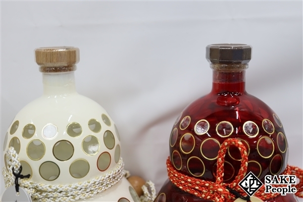 ☆1円~ 焼酎2本セット 創業百周年記念 本格焼酎 百瑠璃 赤瑠璃/白瑠璃
