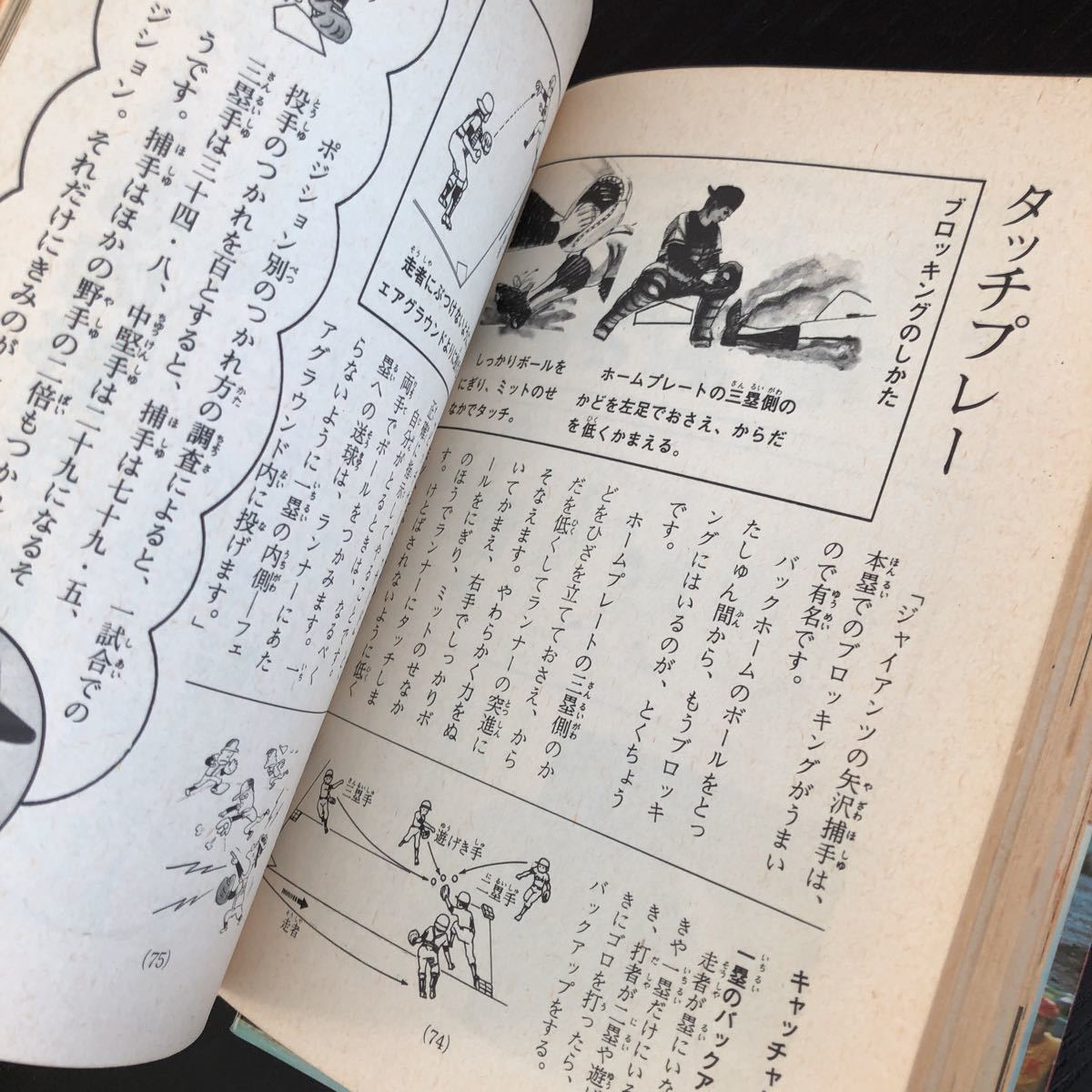 ヒ60 長島王の野球コーチ ジュニアチャンピオンコース 長嶋茂雄 王貞治 学研 野球入門 打ち方 プロ野球選手 巨人軍 守備 投手 ルール 試合_画像6