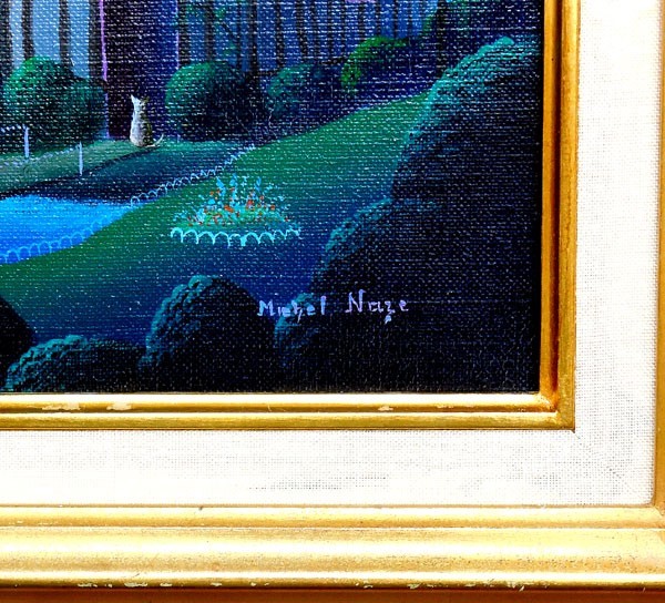 Michel NAZE(ミシェル・ナゼ) ナイーヴ 風景画 素朴派-