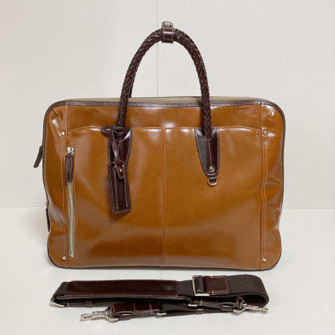 ひし型 COACH ビジネスバッグ ブリーフケース 2wayバッグ レザー A4