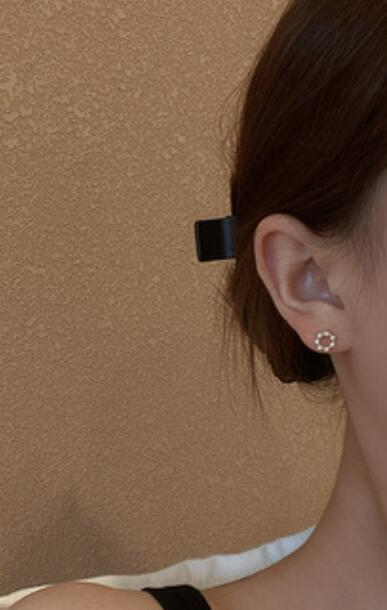  Korea version design crystal stone zircon pearl earrings popular simple . quality earrings ear needle necklace pierce-038