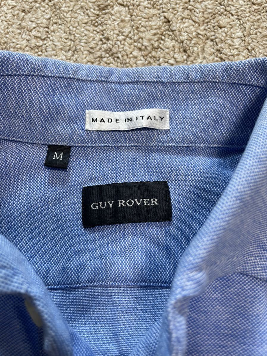 【中古品】GUY ROVER ギローバー ビジカジ ポロシャツ Mサイズ ブルー　_画像4