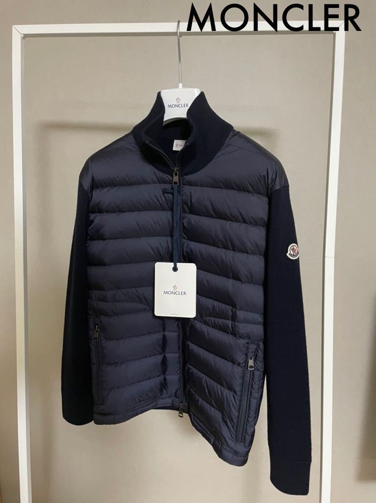 モンクレール★MONCLER★ハイブリッドダウンニット★21年〜22年秋冬★付属タグ付★正規品★超美品