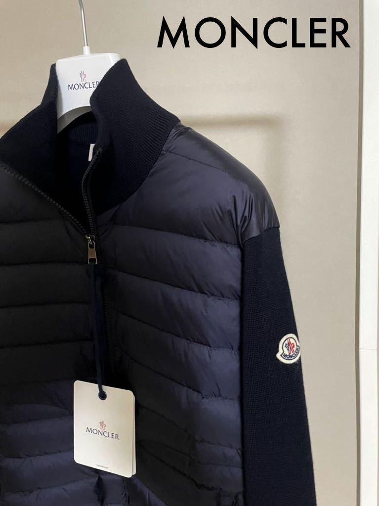 モンクレール★MONCLER★ハイブリッドダウンニット★21年〜22年秋冬★付属タグ付★正規品★超美品