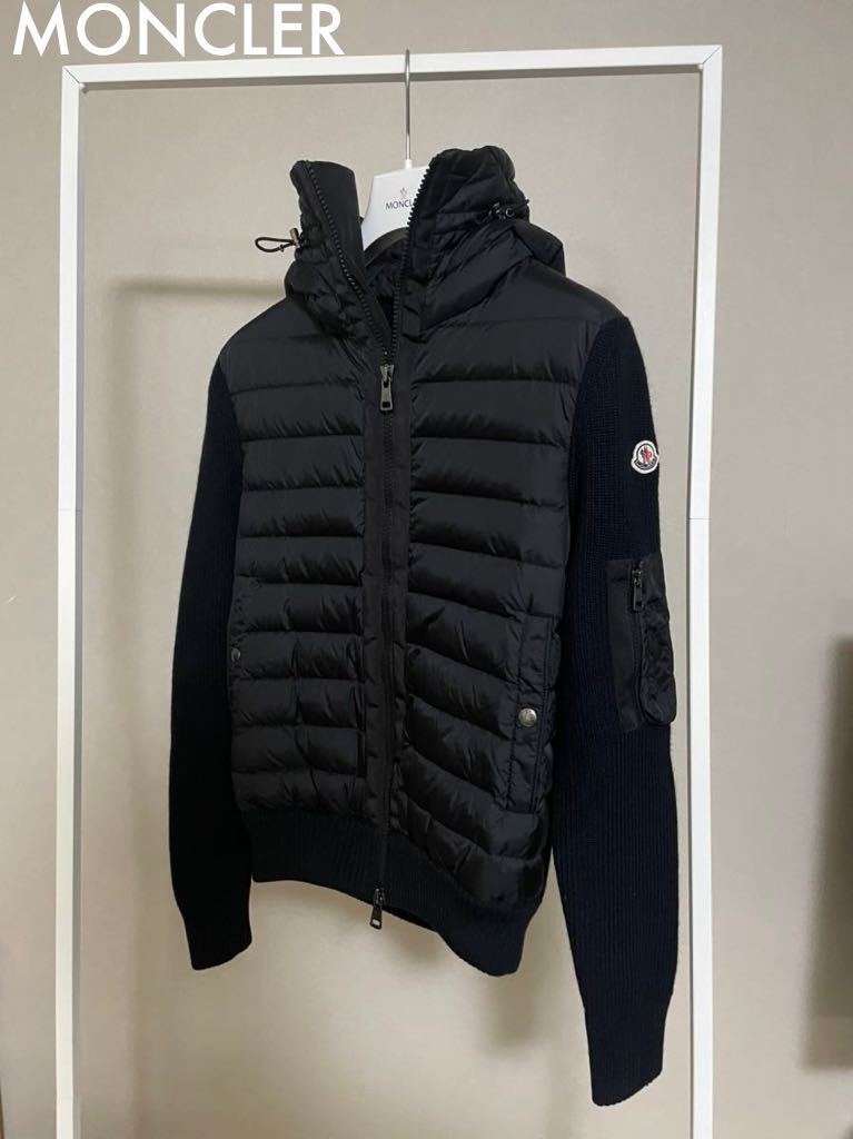 モンクレール MONCLER ハイブリッドダウンニット size M 美品 ジャパン