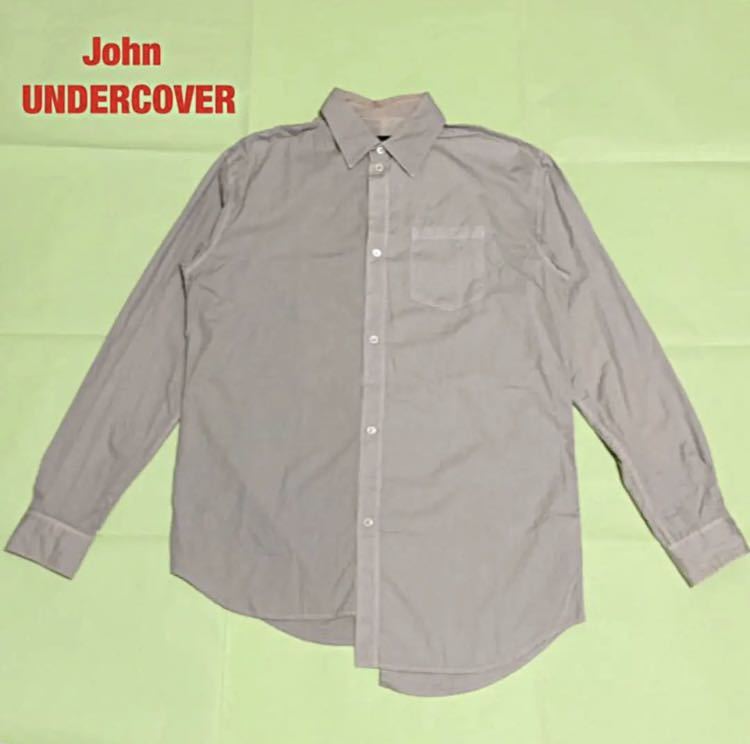 希少】JohnUNDERCOVER ジョンアンダーカバー 切り替えシャツ