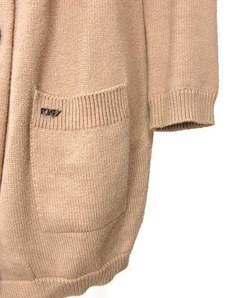 フォクシー ニューヨーク FOXEY 薄茶 コクーン ニット コート 38 | www