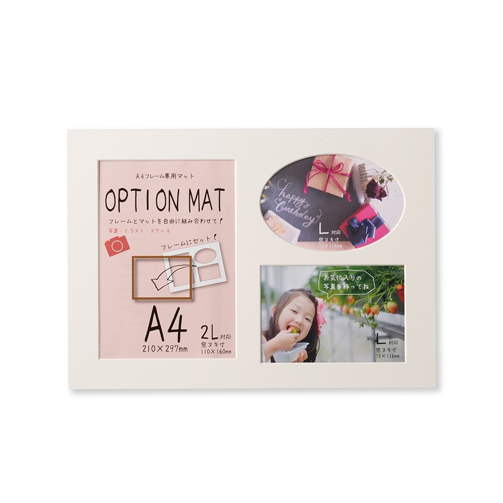 OA picture frame poster panel resin made frame bai color frame SP A4 size mocha * Brown 