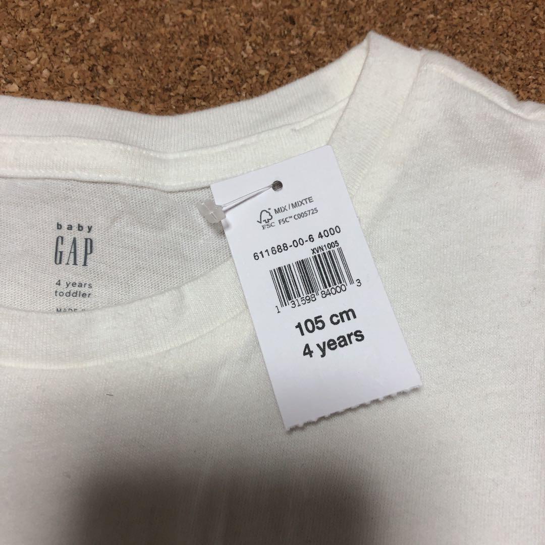 【新品】【サイズ:105】baby GAP ロンＴシャツ