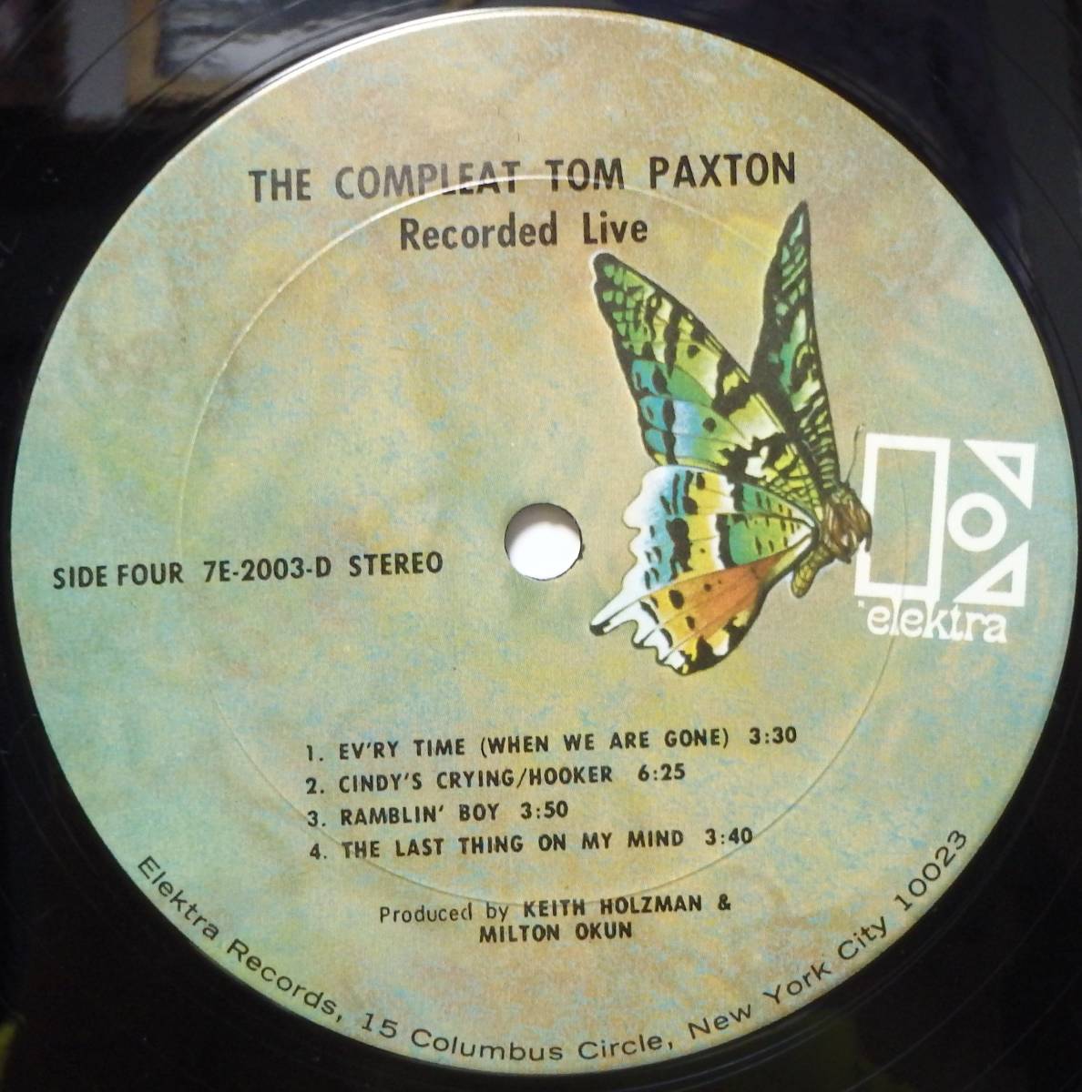 【SW423】TOM PAXTON 「The Compleat Tom Paxton (Recorded Live)」(2LP), ’71 US Original　★SSW/フォーク・ロック_画像6