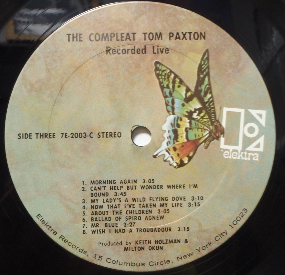 【SW423】TOM PAXTON 「The Compleat Tom Paxton (Recorded Live)」(2LP), ’71 US Original　★SSW/フォーク・ロック_画像8