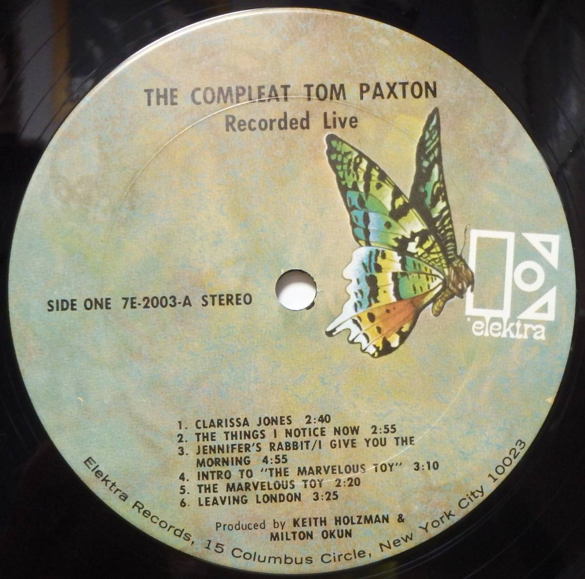 【SW423】TOM PAXTON 「The Compleat Tom Paxton (Recorded Live)」(2LP), ’71 US Original　★SSW/フォーク・ロック_画像5