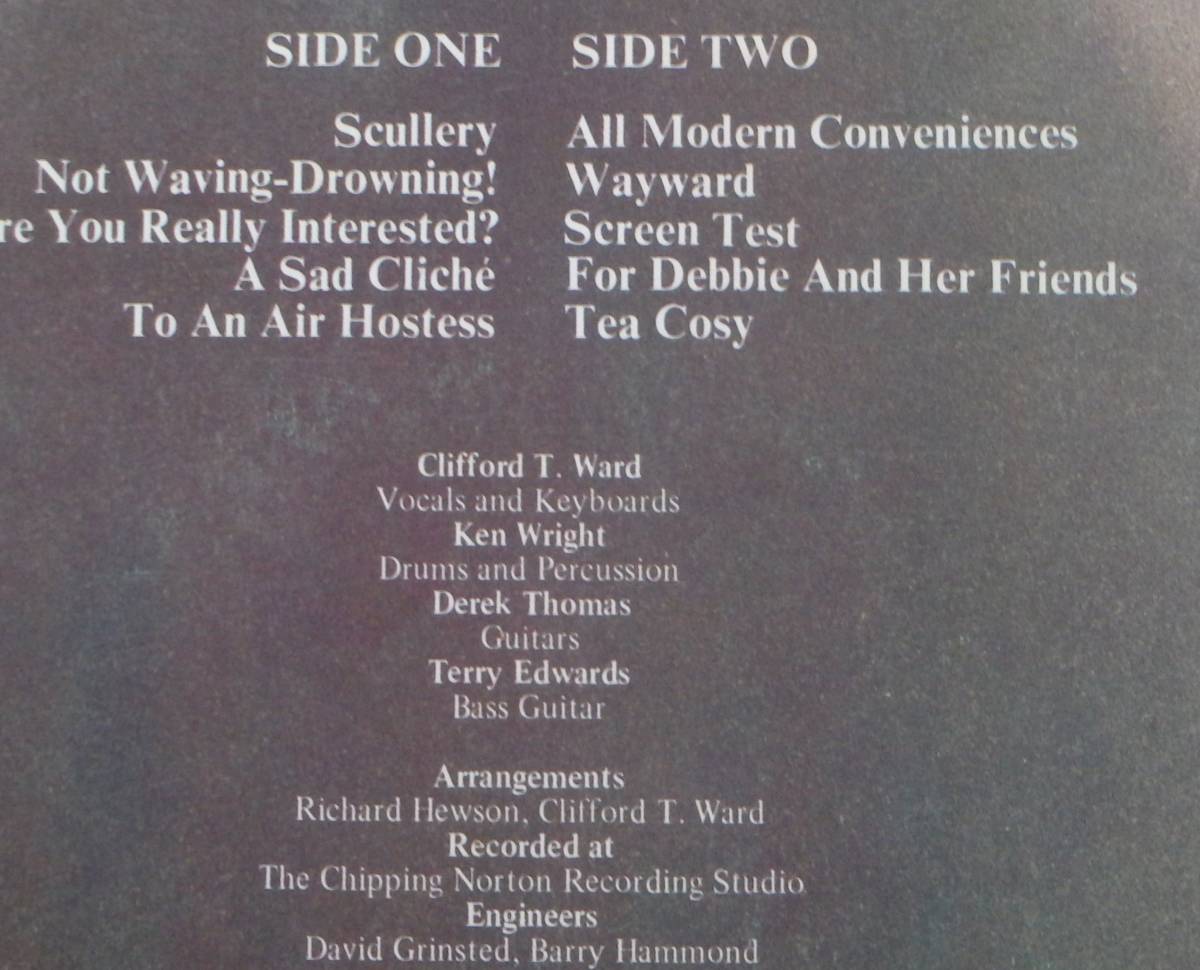 【SW459】CLIFFORD T. WARD 「Mantle Pieces」, ’73 UK Original　★SSW/フォーク・ロック/ポップ・ロック_画像3