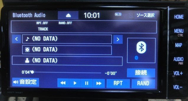 即決完動品 トヨタ純正 T-コネクトSDナビ NSZT-W68T 2019年版地図