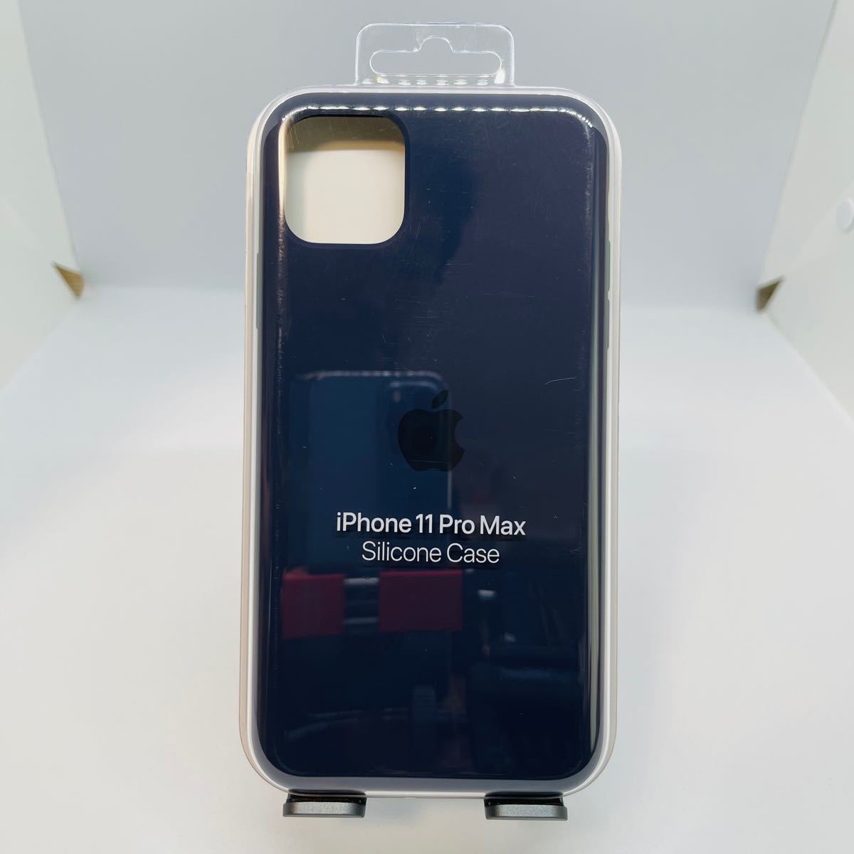 【新品】Apple純正　iPhone 11 Pro Max シリコンケース ミッドナイトブルー