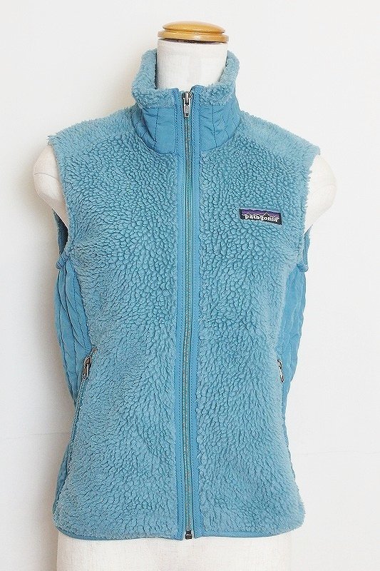 Patagonia パタゴニア ボアフリース ベスト レディースXS XS ブルー_画像1