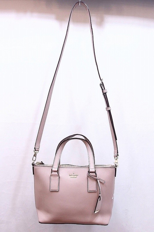 kate spade ケイトスペード レザー　2WAY　ショルダーバッグ ピンク_画像1