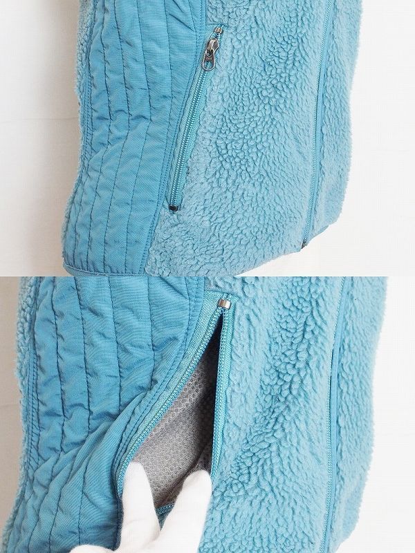 Patagonia パタゴニア ボアフリース ベスト レディースXS XS ブルー_画像3