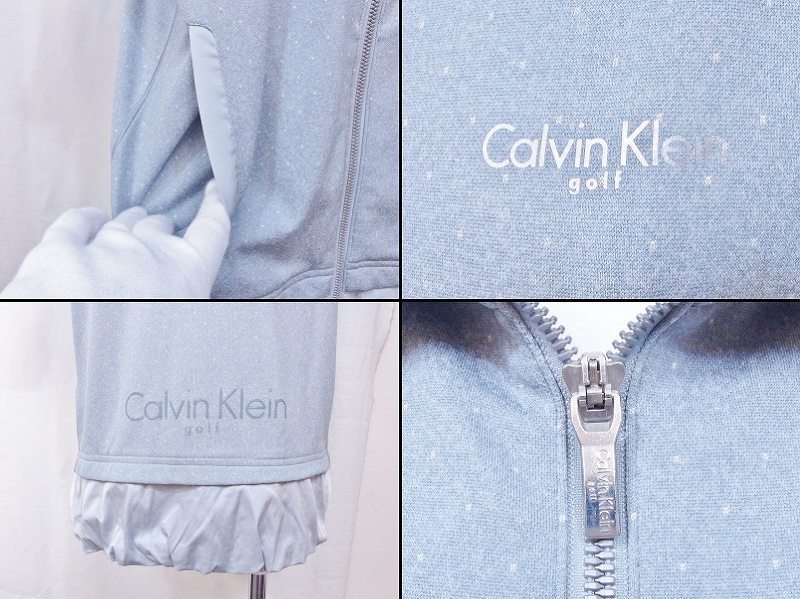 メーカー公式 Calvin Klein golf カルバンクラインゴルフ 半袖ジップ 