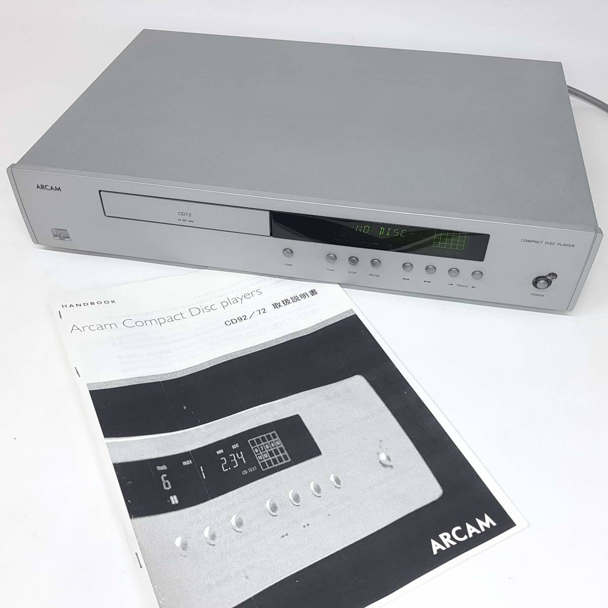 中古品 ARCAM アーカム CDプレーヤー CD72 - オーディオ機器