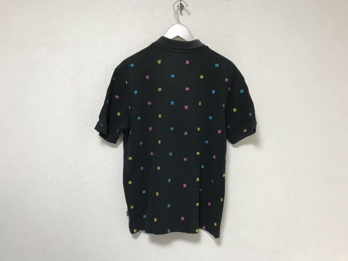 本物ステューシーSTUSSYコットンロゴ刺繍柄半袖ポロシャツメンズ 本物ステューシーSTUSSYコットンロゴ刺繍柄半袖ポロシャツメンズ