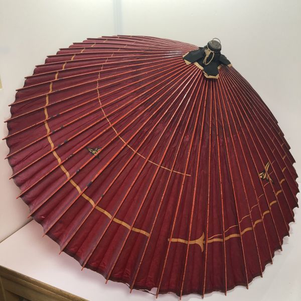 番傘 和傘 昭和 レトロ アンティーク 和装小物 和風 傘 直径100cm_画像1